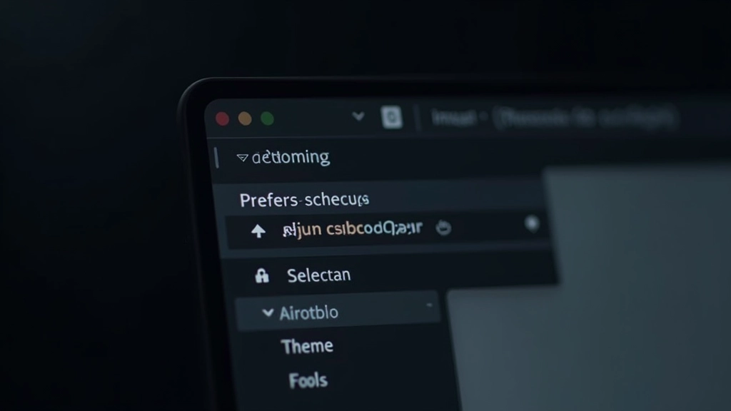 Browser DevTools aperto che mostra l'opzione prefers-color-scheme con toggle tra light e dark