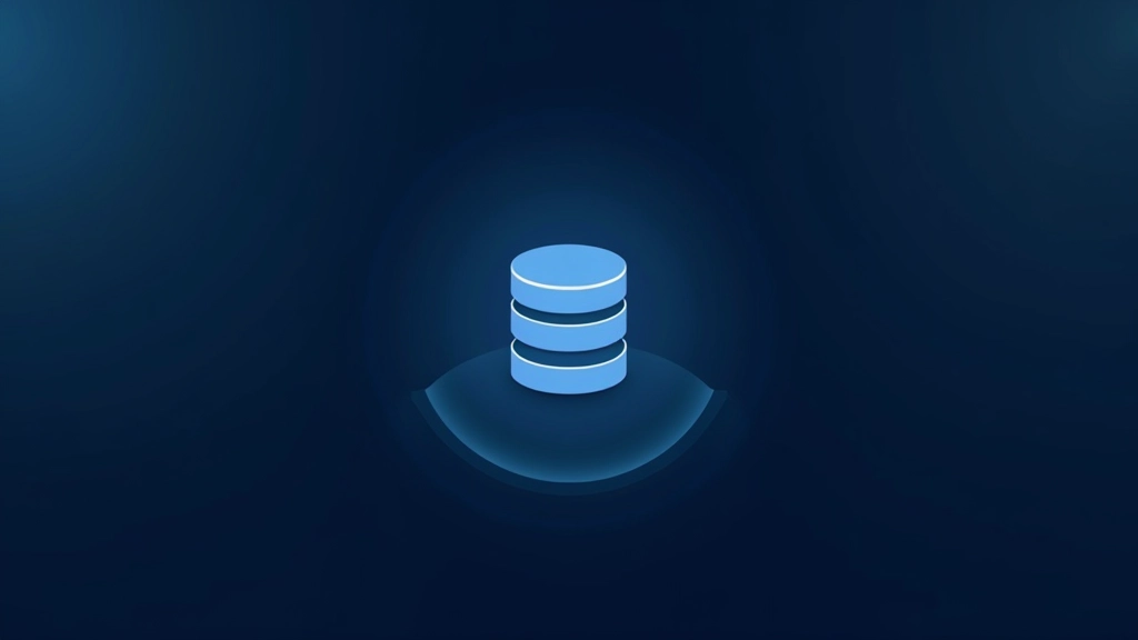 Icona di database o localStorage con dati utente salvati